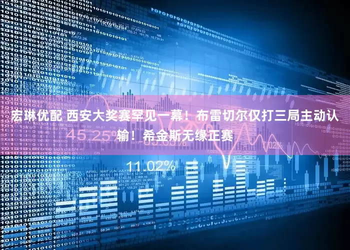 宏琳优配 西安大奖赛罕见一幕！布雷切尔仅打三局主动认输！希金斯无缘正赛